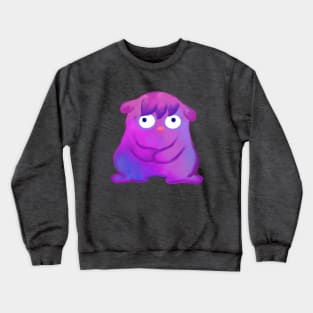 Cute Purple Monster Creature Crewneck Sweatshirt